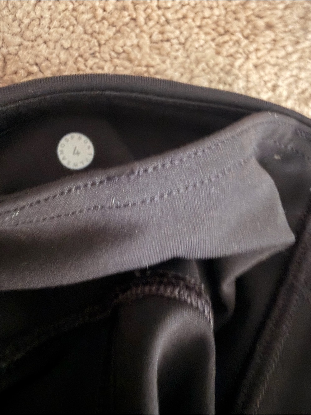 lululemon athletica Black High-Rise Performance Leggings 23” - Picture 3 of 4